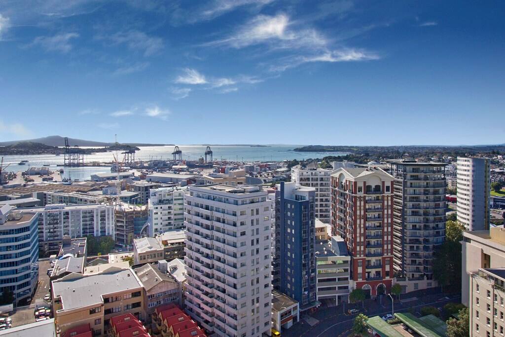 Rangitoto Island in the far distance
