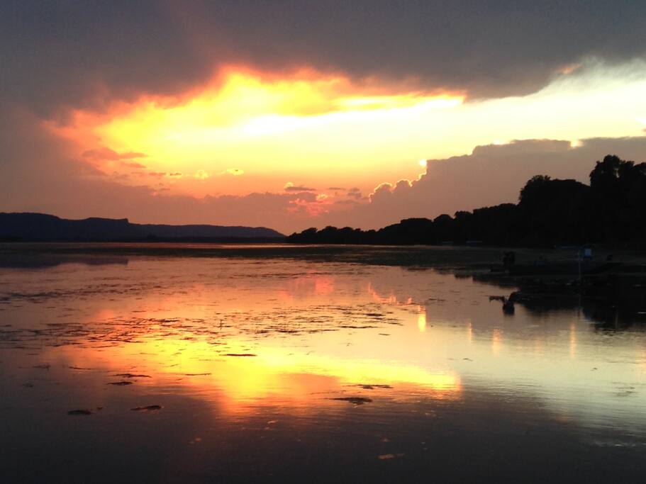 View from our shoreline