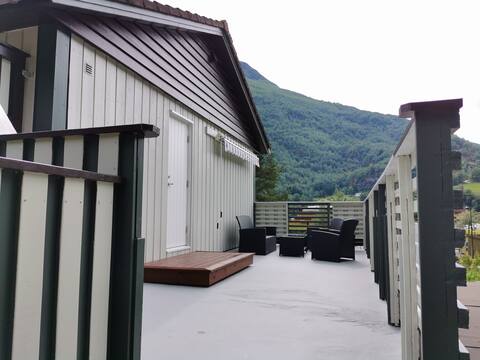 Rallarheim - Ensuite room with balcony, Flåm