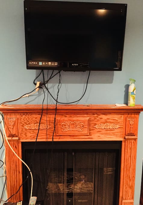 Tv with cable