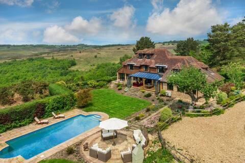 Stunning views across Ashdown Forest
