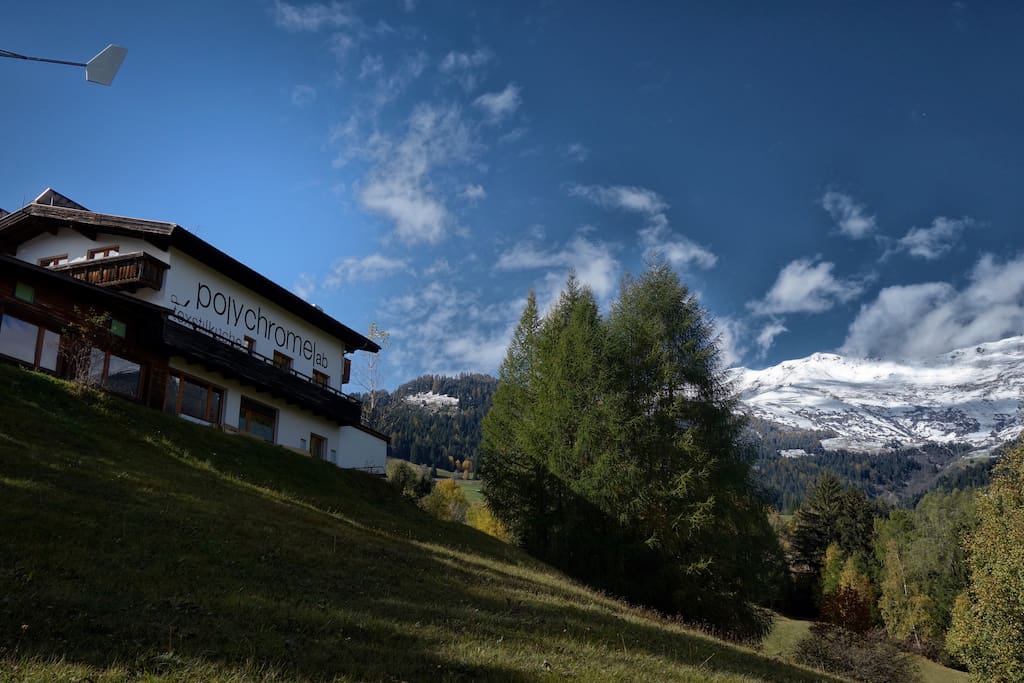 Blick ins Skigebiet