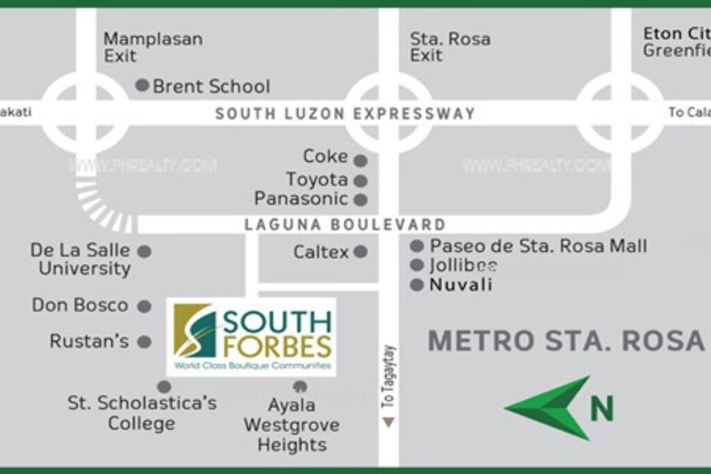 Helpful location map