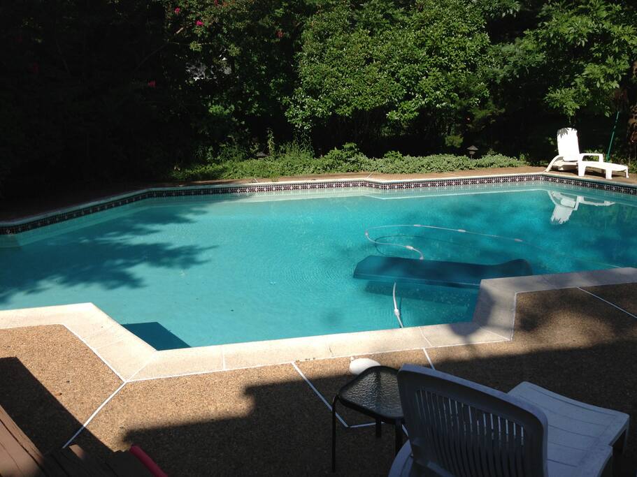 Enjoy a swim in the beautiful pool