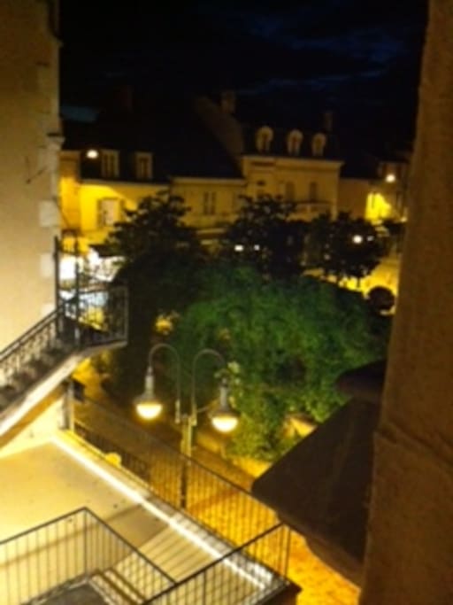Our Square at night