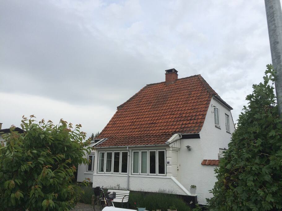 Front side of the house