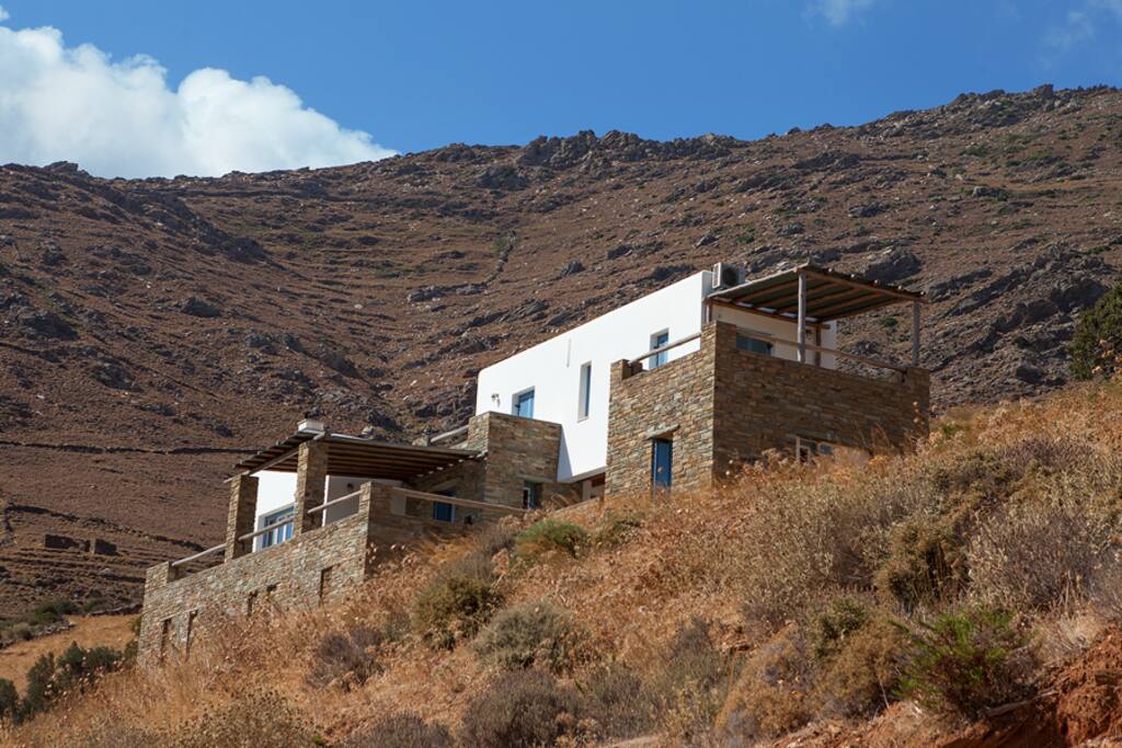 Findus house is on the right, it is a part of family villa