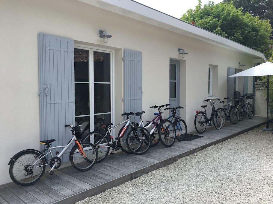 Vélos à disposition