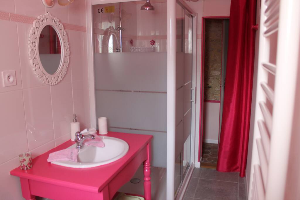 Salle d'Eau Romance avec WC