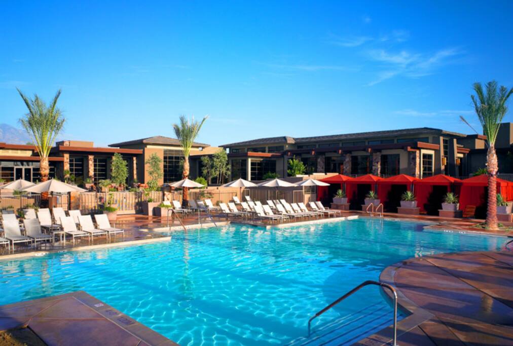 One of the pools