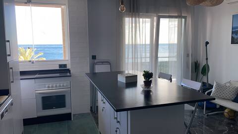 Nice beachfront apartment.