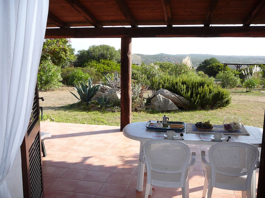 Veranda prospiciente il soggiorno