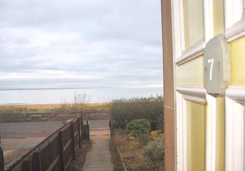Spectacular panoramic views of beach and sea