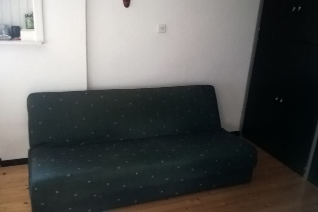 Sofa, that can be made in big single bad.