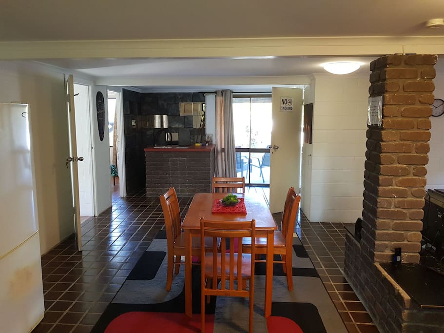 Roomy dinning area
