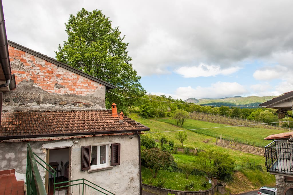 Vista dal balcone