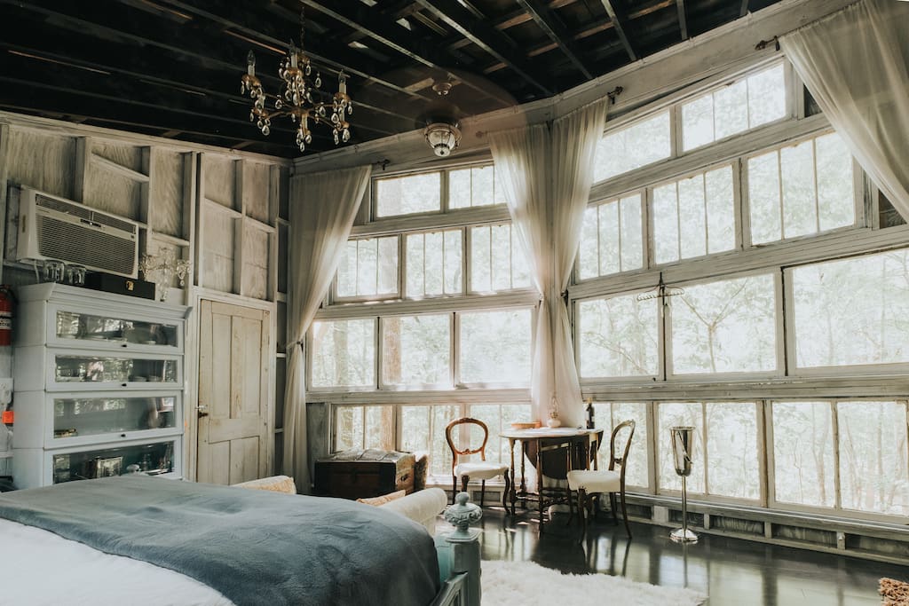 Antique furnishings throughout & beautiful hardwood flooring. (photo by Ashton Staniszewski)