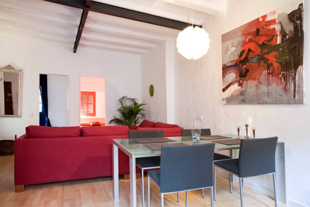 Open Living room & Dining area