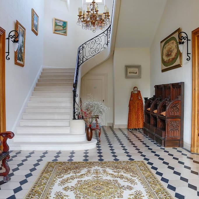 Hall d'entrée du Château