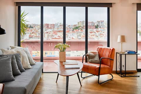 Top Airbnb: The Holiday Rooftop Lisboa - Panoramic view in Arroios