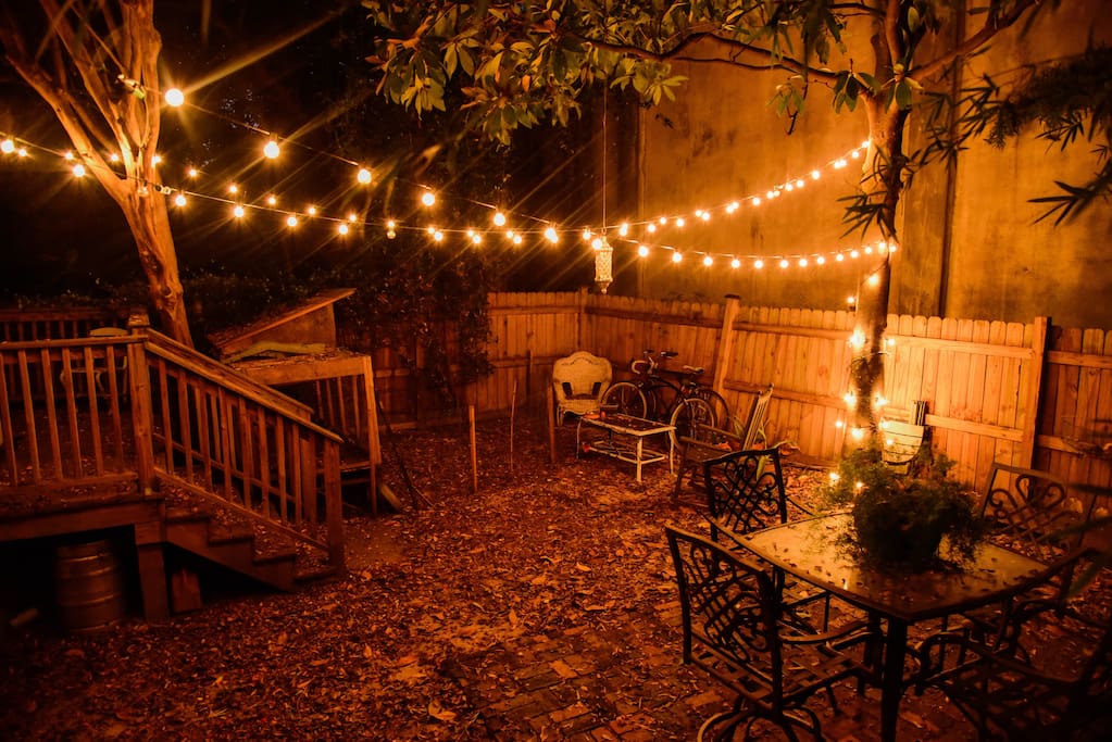 Our backyard, and your gateway to our private back entrance. Photo by chel.photography@instagram.com.