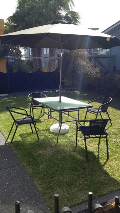 Outside back yard