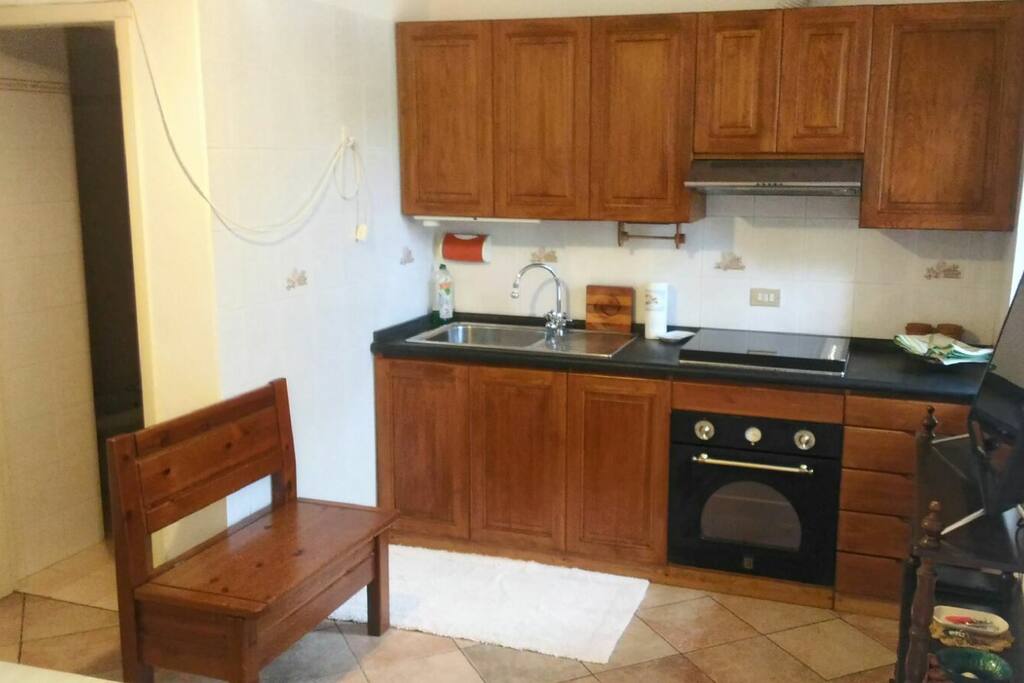 Soggiorno con cucina