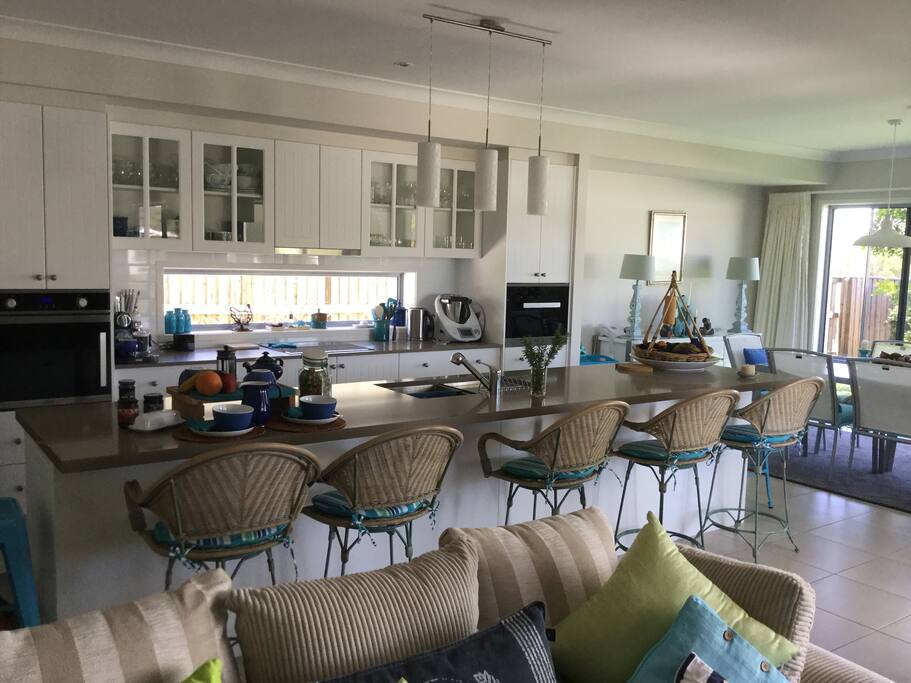 Spacious open spaces in the living areas