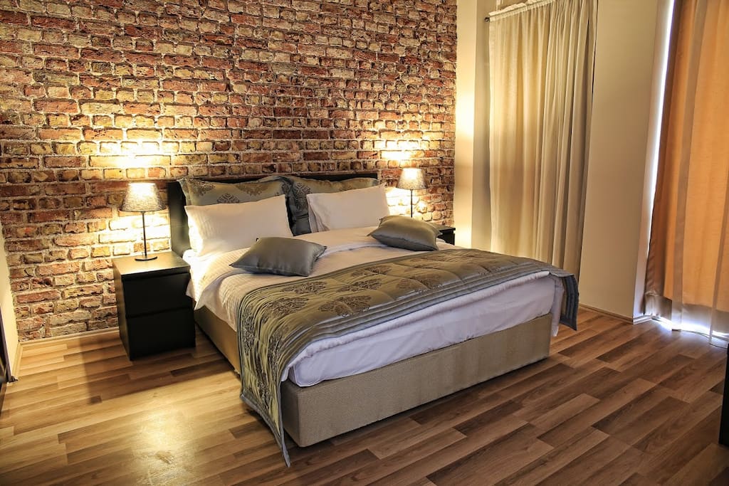 Bedroom with historical atmosphere and french balcony...