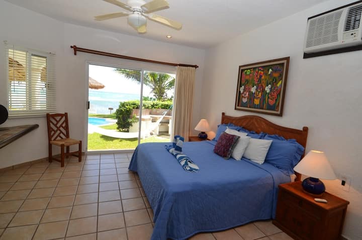 Ghorofa ya chini, chumba cha kulala cha kando ya bahari na mfalme