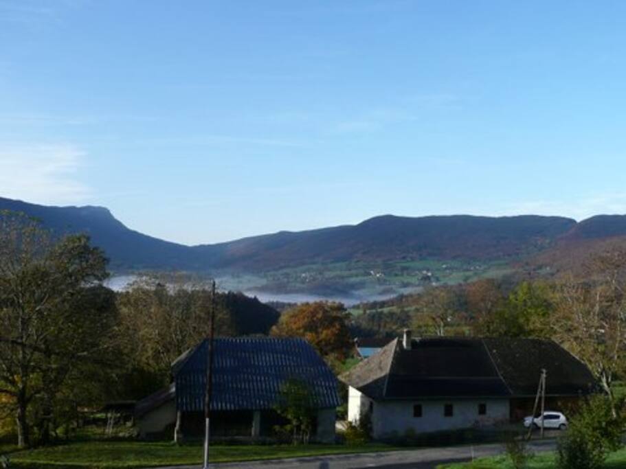 une vue des Bauges