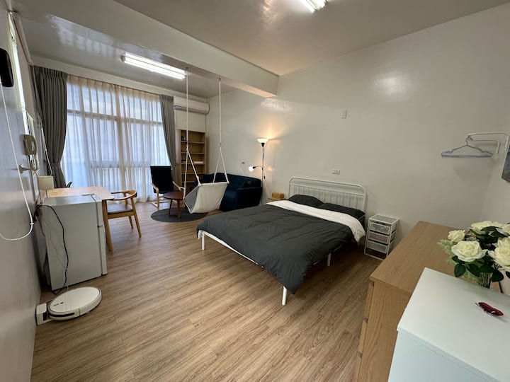 2f夏安居:新營區中心的北歐風套房/樓梯 - xinying district的整套房子 出租, 台