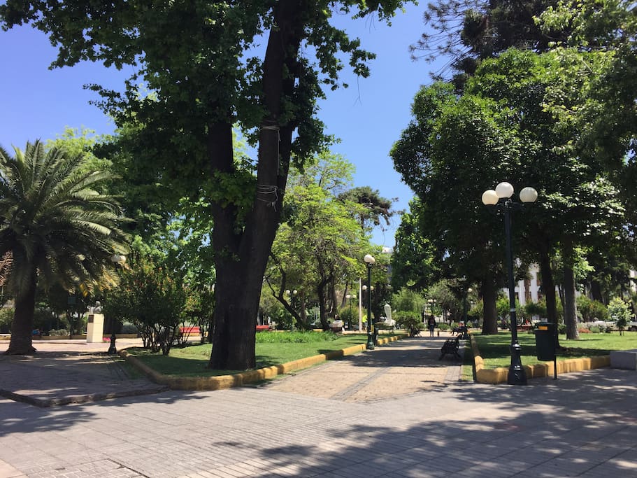 plaza ñuñoa, a pasos del departamento
