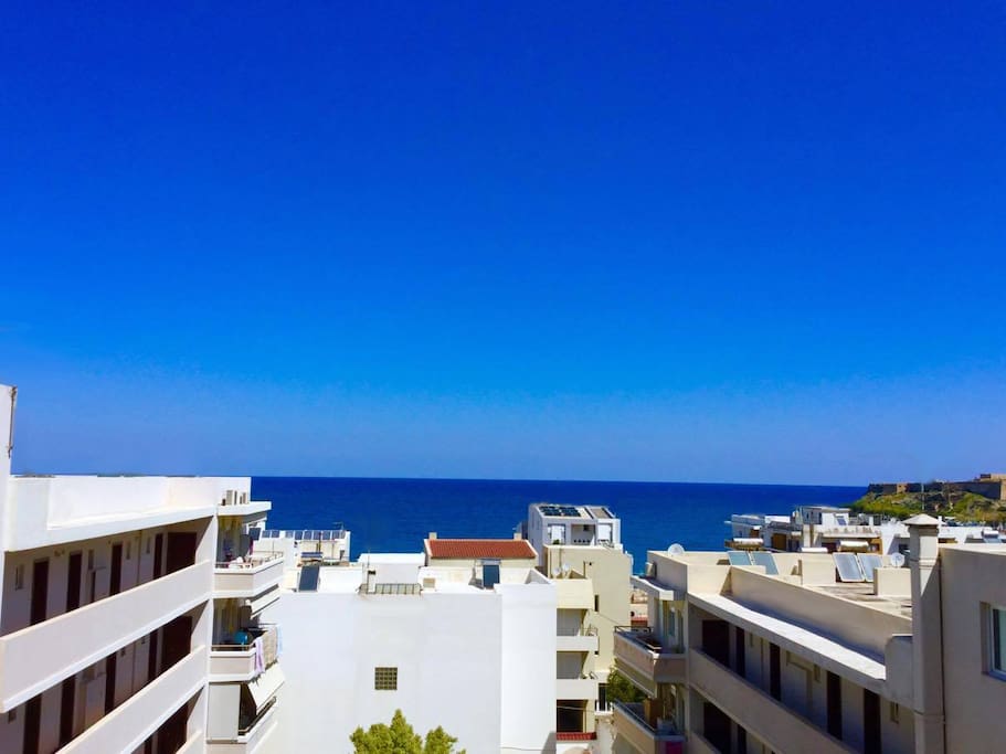 Sea view from the loft's balcony