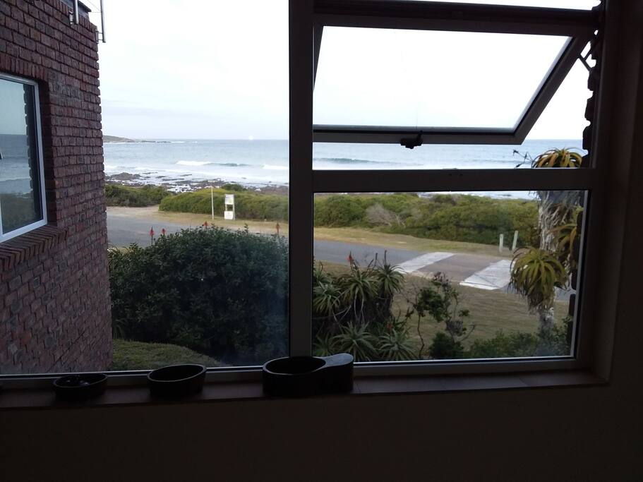 windows facing east from the room