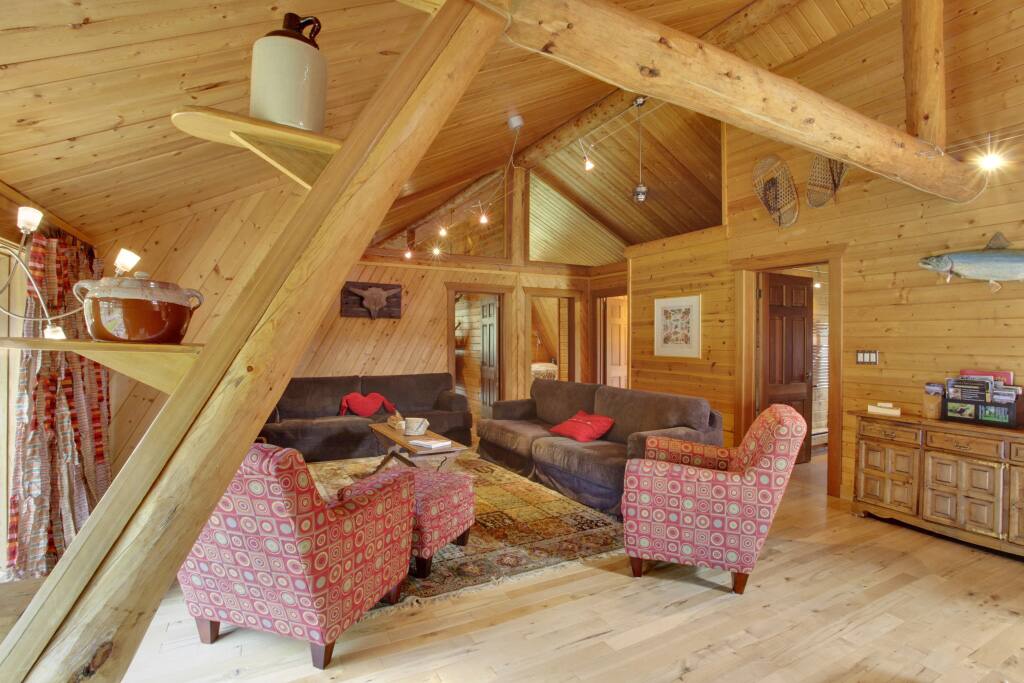 Well-lit and airy living room