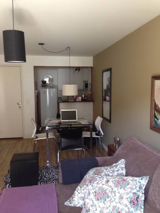 Sala com cozinha americana