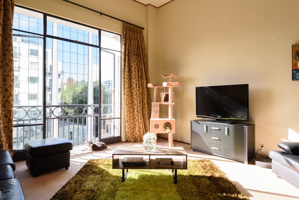 Full lounge suite and TV for your enjoyment.
