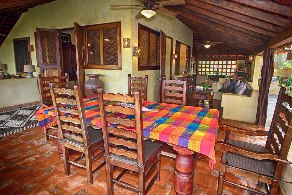 Our spacious ocean view dining area
