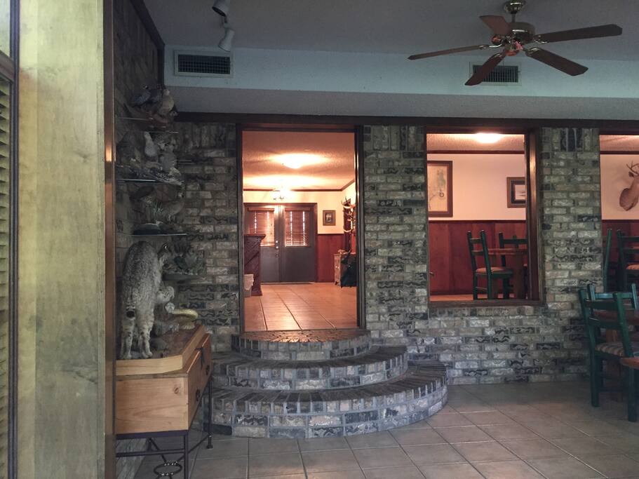 From the bar looking at the main entrance