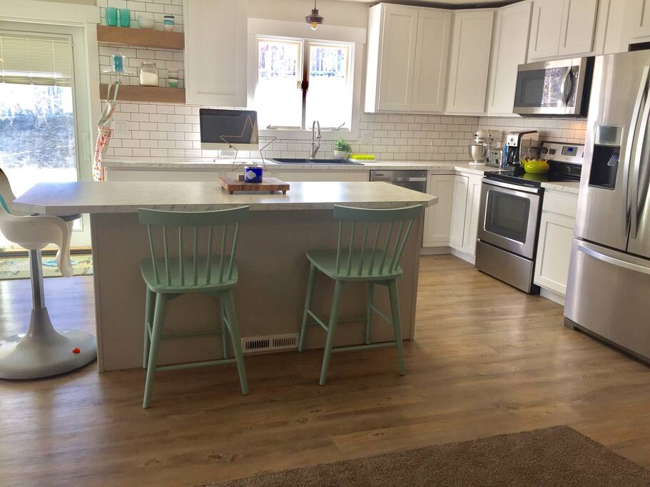Large kitchen for enjoying with your family
