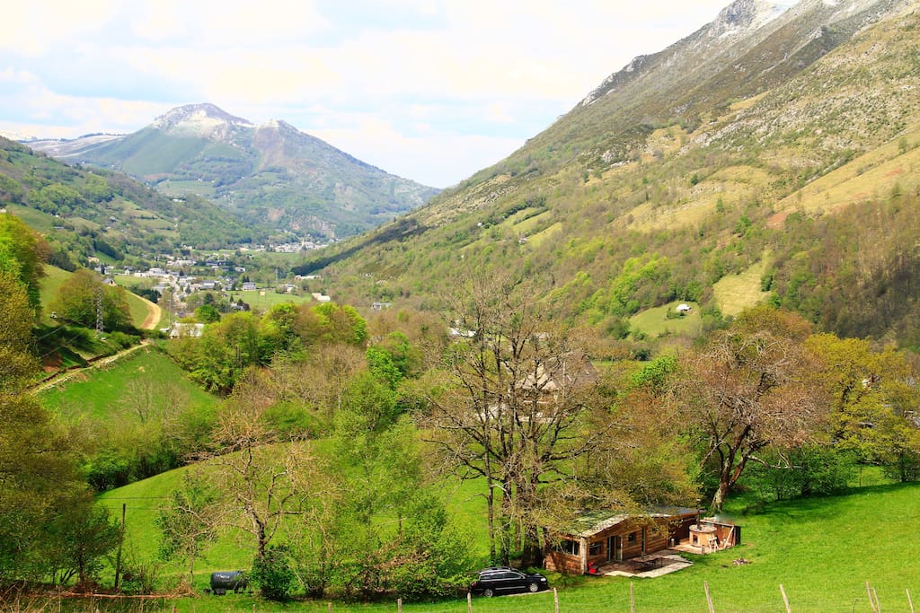 Vue sur la vallée.