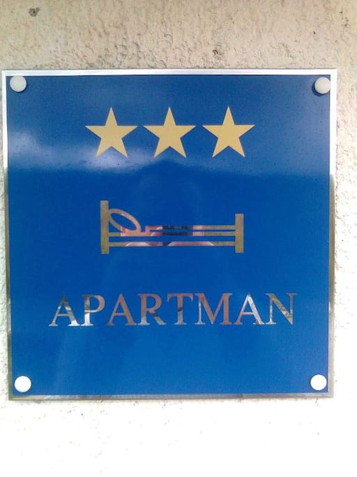 Apartment sign