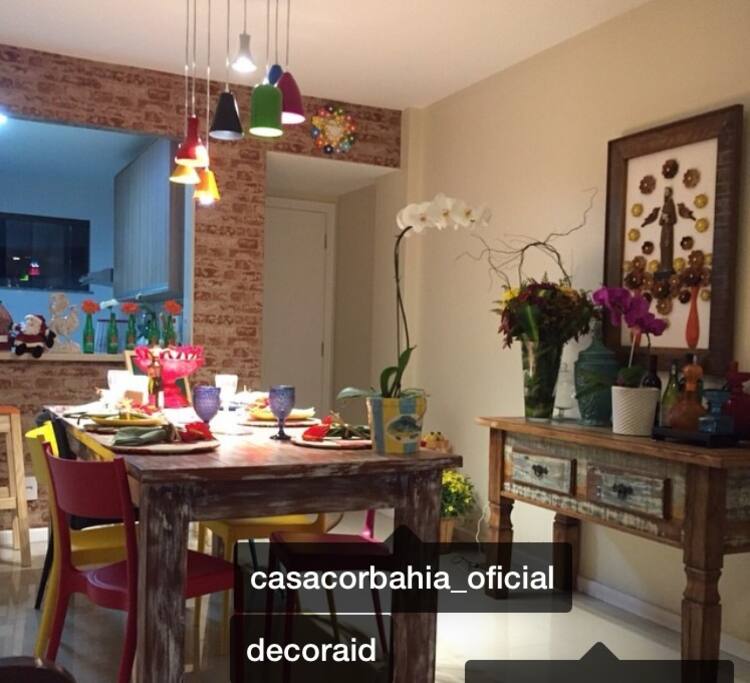 sala de estar cozinha americana