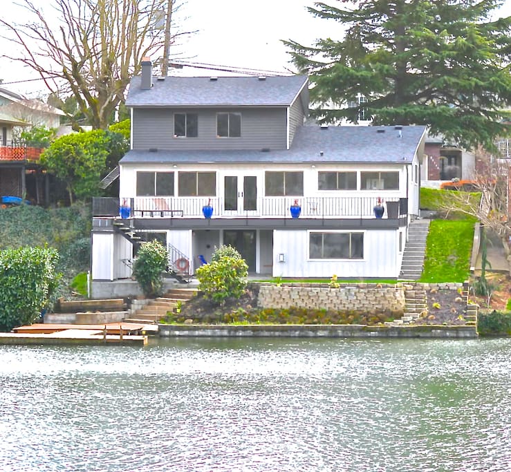 Blue lake view