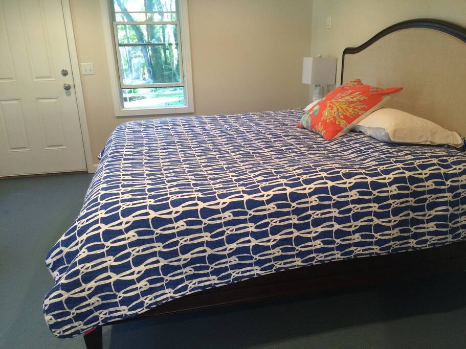 Kingsize Bed in master bedroom .