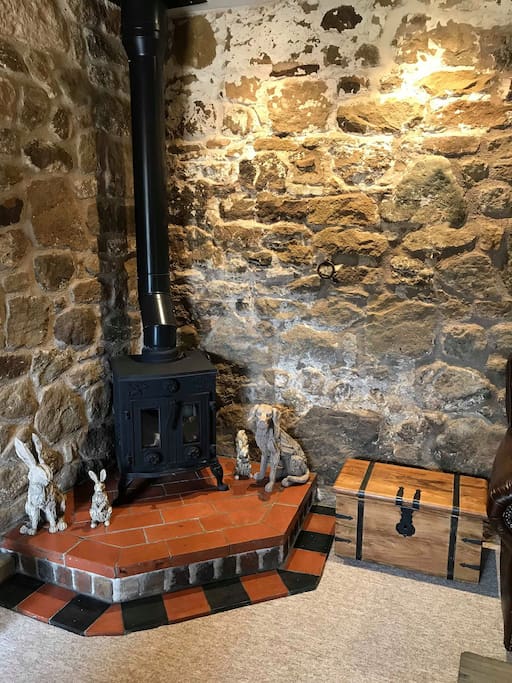 Log burner for those cosy nights in