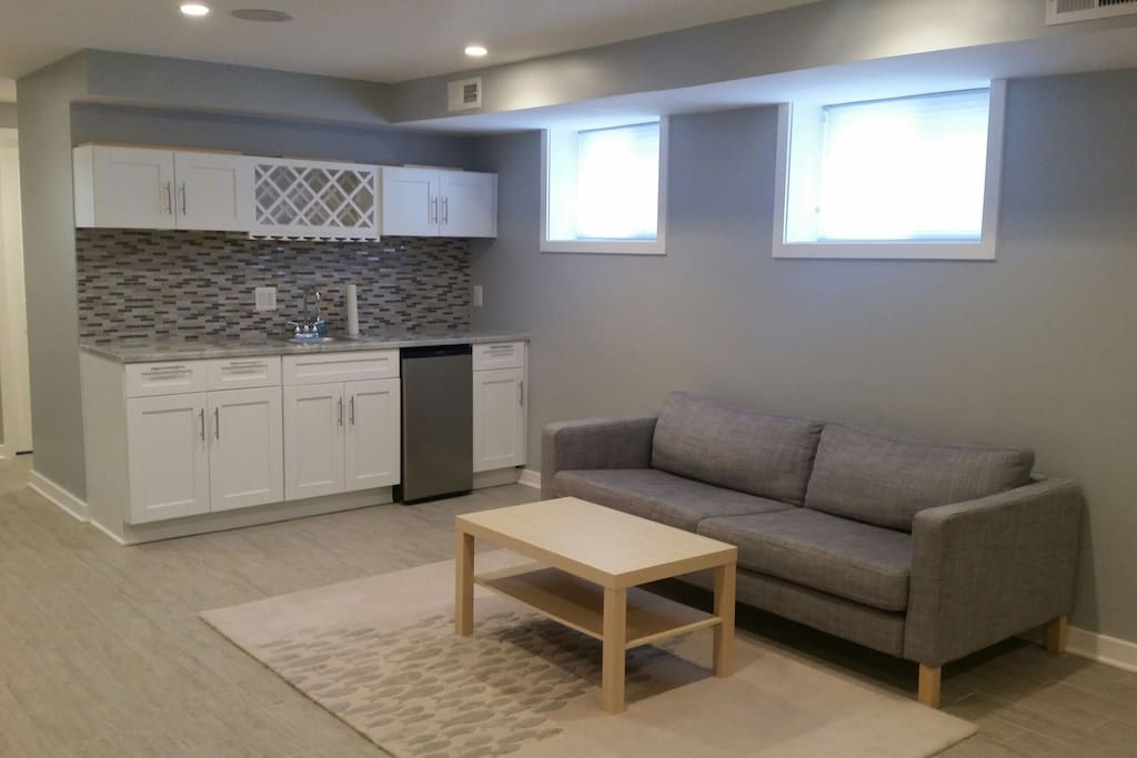 Bright common area.