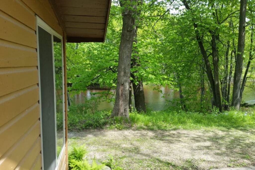 View of river from patio