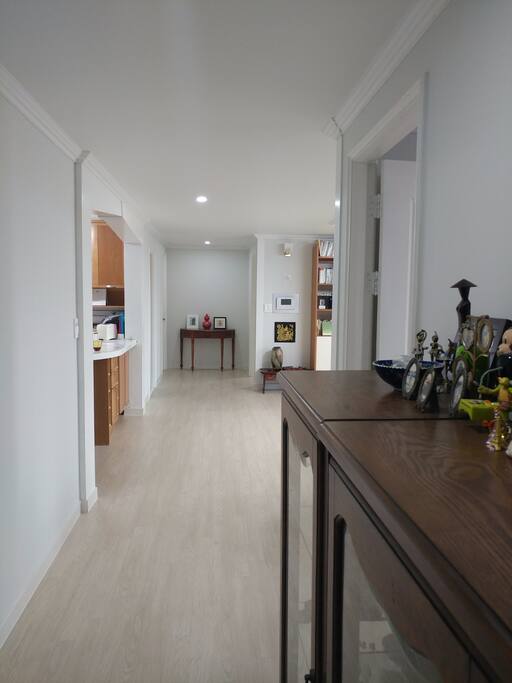 hallway to living room